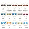 النظارات الشمسية الخيزران اليدوية المسافر نظارات الشمس البلاستيك الإطار الأخشاب المعابد UV400 العدسات مرآة محفورة شعار الجملة