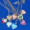 Hou van je moeder ketting glazen hart vorm kettingen hangers ooit mode sieraden moeder geschenk wil en zandig drop -schip