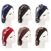En gros nouvelles femmes Simulation soie impression foulard casquettes chimiothérapie casquettes soins capillaires casquettes de nuit chapeaux musulmans