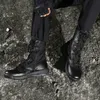 Hot Sale-2018 Hotesale Brand New Couple Models Martin Boots Bottes de désert en cuir d'automne pour hommes Bottes de cowboy à outillage élevé, Livraison gratuite