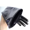 Moda - długie skórzane rękawiczki 70 cm długich nad łokciem symulacji skóra pu seiko bez podszewki czarny TB16 D18110705