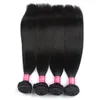 Cheveux brésiliens vierges raides 4 paquets de cheveux brésiliens humides et ondulés 100 tissages de cheveux humains non transformés8520512