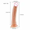 5 Cores Big Penis Vibrador Pênis Galo Realista Anal Plug Não Vibrador Sex Toys Para A Mulher Masturbador Vagina Cliroris Estimulador SH190801