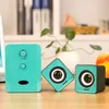 colorful D-201 desktop computer Combination Speakers audio notebook mobile phone small speaker mini usb subwoofer dhl free