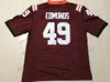 JAM NCAA Virginia Tech Hokies #17 Kyle Fuller 4 Deangelo Hall Eddie Royal 22 Terrell Edmunds 49 Tremaine 3 Greg Stroman Reted Football Jersey