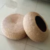 Nuovo sedile in rattan naturale al 100% sedia con tappetino yoga sgabello in rattan ottomani cuscino Zen mobili per soggiorno217t