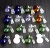 Tigelas coletoras de cinzas de vidro para narguilés com fêmea macho 10 mm 14 mm 18 mm juntas 2,2 polegadas Bubbler e calabash Perc Ashcatcher Bowls