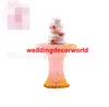 Nuovo stile molto alto e grande alto Candelabri da tavolo in cristallo acrilico trasparente all'ingrosso per matrimoni decor1013