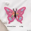 60Pcs Embroidered Patch Butterfly IRON SEW on Suit Leather Flash New Style Clothing Shoes and Hats Luggage276d