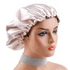 2019 New Arrival Double Side Satin Cap To Care Hair Pink / Grey Slet Night Sleep Cap dla kobiet Girls Lady