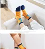 Five Finger Socks Men Cotton Middle Tube Socks Medium Colorful Crew Toe