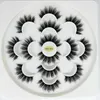 7 Pairs 6D Fake 3D Mink Eyelashes Mink Lashes Natural False Eyelashes Thick Eyelash Extension Flower Tray Makeup