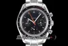 OMF Moonwatch Manual Chronograph Mens Watch Speedy Tuesday 2 Ultraman Black Dial Pulseira de Aço Inoxidável 311 12 42 30 01 246a