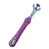 À trois côtés de chien Brosse à dents chiot multi-angle nettoyage Brosse à dents Toilettage pour chien Santé dentaire Oral Fournitures Livraison gratuite