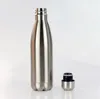 17oz 500ml Cola Shaped water bottle Vacuum Insulated Travel Cups Double Walled Stainless Steel coke shape Outdoor Cola bottles Fedex