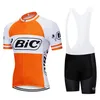 2022 Retro Bic Orange Cycling Jersey Breattable Cycling Jerseys Short Sleeve Summer Quick Dry Cloth Mtb Ropa Ciclismo B163045759