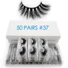 50 pairs groothandel mink wimpers bulk pluizige 3d wimpers 100% dierproefvrij natuurlijke lange valse wimper extension make-up cilios