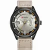 Moda Militar Quartz Hot Mens Watches Luxury Brand Curren Leather impermeável Relógios de pulso masculino Relogio Masculino