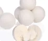 2019 New Wool Dryer Balls Premium återanvändbar naturlig tygmjukmedel 2.75 tum 7cm statiska reducerar hjälper till att torka kläder i tvätten snabbare sn2646