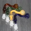 Przezroczysty gruby pyrex szklany spalnik oleju Hakae 14 mm 18 mm samca bong wodna bong na platformy Bongs