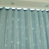 Cortinas fansty oco estrela térmica isolada cortinas blackout para sala de estar quarto princesa persianas ed com voile branco