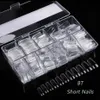 500 pezzi False Ulgoni Clear Natural Artificial Fuce Tip Nails Art Pratica Design Design UV Gel Manicure Strumenti CH16257661447