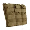 Custodia tattica militare in nylon 1000D per Paintball Airsoft Caricatore open-top MOLLE Custodia tripla FAST AK AR M4 FAMAS Mag