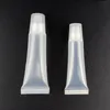 10ML Empty Lipstick Tube Lip Balm Soft Hose Makeup Squeeze Sub-bottling Clear Plastic Lip Gloss Container