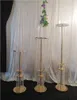 Novo luxo de altura acrílico casamento de cristal adereços de chumbo estrada adereços de mesa de casamento decoração de festa do evento corredor do casamento passagem vaso de flor