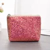 Lady's Fashion Cosmetic Bag Toiletry Organizer Sequins Refreshing Bling Bling Makeup Pouch Travel Kit Coin Bag Purse Makeup Bags