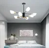 Nuovo lampadario da soggiorno in stile nordico, atmosfera semplice e moderna, lampada da sala da pranzo per la casa, personalità creativa, lampade da camera postmoderne