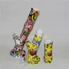 Haisahs Bongs Silicon Bongs Pipe wodne Zlewki Design Dymanie Rury Silikonowe Nieprzekle Fookah Filtr Szkło Bong Dab Rig