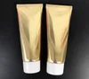 100 ml de plástico dourado garrafa macia de 100g Creme de limpeza facial cosmético Creme de shampoo de tubo de aperto vazio Garrafas de loção 6531412