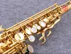 YANAGISAWA S-WO10 B (B) Ton Haute Qualité saxophone soprano Laiton Doré Laque Sax Avec mes Embouchure et accessoires