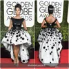 Sexy Janelle Monae Celebrity Party Dresses Ball Gown Black and White Sequins Handmade Flowers Tulle 2020 New Golden Globe Prom Evening Gown