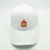 Luxe ontwerper Dad Hat Fire Borduurwerk Katoen Baseball Cap Verstelbaar Outdoor Casual Cap Hip Hop Hat Snapback Sun Hat2503473