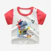 Moda Cotone Ragazzi Ragazze T-shirt Bambini Bambini Cartoon Stampa T-shirt Top Abbigliamento Tee