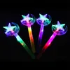 LED WAND MAGAY CRIANÇAS TROY LUMININY TOY STAR COLORIL STAR LOUN Butterfly Wand Magic Wand Snow Princesa Romance Romance Stick Stick 2023