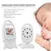 LIEVE VB601 Trådlös video Baby Monitor Färgsäkerhetskamera 2 Way Night Vision Infraröd LED -temperaturövervakning och 8 Lullaby2546533