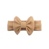 Canda per bambini per bambini 11 colori per bambini Solid Bowtie Hairbands Kids Design Testa