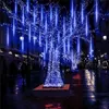 Meteor Lighting Pomelotree 540 Waterproof LED Meteor Shower Rain Cascading Light for Wedding Christmas New Year Party Tree Decoration