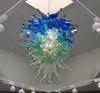 Offre spéciale Led lustre éclairage moderne soufflé à la main en verre pendentif lumières Style haut plafond verre suspendu lustre