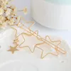 S944 Hot Fashion Jewelry Copper Hollow Out Stars Hearts Barrette Hairpin Hair Clip Simple Bobby Pin Lady Barrettes