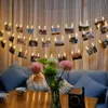 Photo Card Wall Clip Fairy Led String Light Wakacje Dekoracji