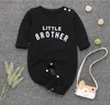 Barnkläder baby brev tryckta rompers pojkar flickor långärmad jumpsuits vår höst varma onesies byxor spädbarn boutique kläder ayp618