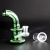 Super-Mini-Bong-Wasserpfeifen, dickes, berauschendes Glas, Dab-Rigs, Bubbler, 3-Zoll-Öl-Rig, 14 mm weiblicher Becher, Wasserbong, leuchtende Bongs, Pyrex-Quarz-Banger