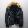 DropShipping Men Winter Denim Jackets and Coats Casual Jean Jackets Thicker Fleece Warm Denim Jean Coats For Male