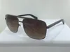 Wholesale-men sunglasses attitude sunglass gold frame square metal frame vintage style outdoor design classical model
