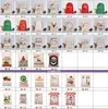 32 Stili Sacchetti regalo di Natale Borsa con coulisse in tela con renne Borse sacco di Babbo Natale per bambini Decorazione XD22210