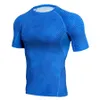 Toptan Komik Yılan Cilt 3D Baskılı T-Shirt Sıkıştırma Tayt Koşu Gömlek Erkekler Fitness Formalar Spor Suit Spor Salonu Eğitim Rashguard Adam